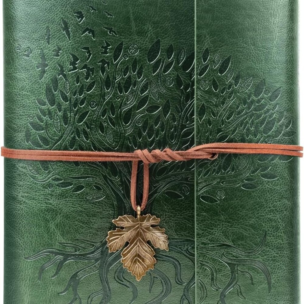 PU Leather Journal Notebook, Refillable Travel Vintage Writing Journals Diary